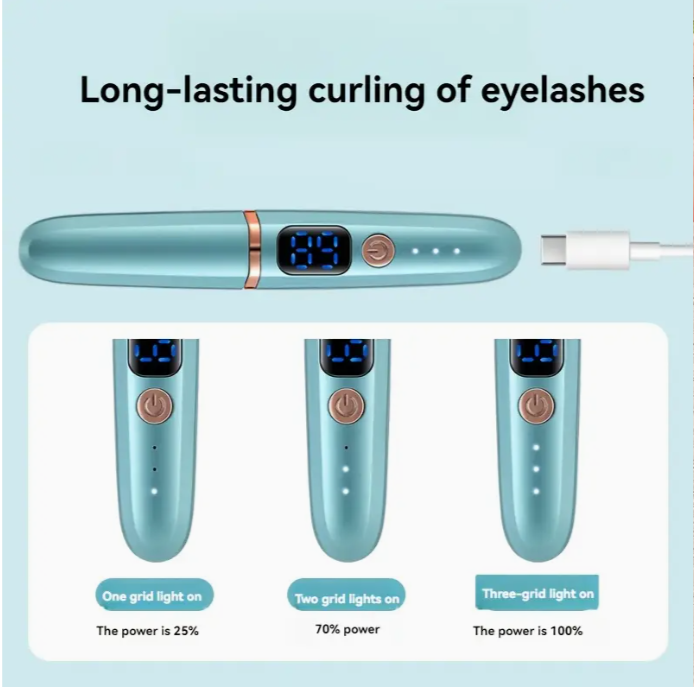 🔥 Heated Eyelash Curler – Böj Dina Fransar Som Ett Proffs